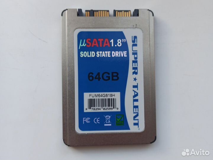 SSD Micro-sata 1,8
