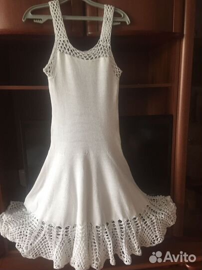 Сарафан вязаный женский