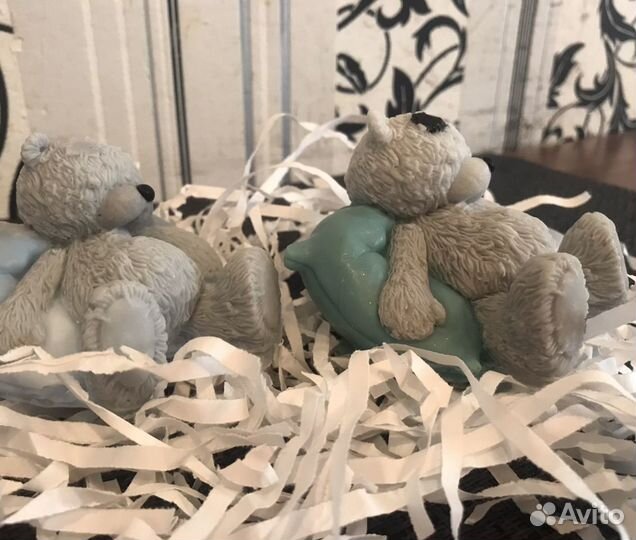 Мыло 3 D Мишка Тедди подарок на день влюбленных