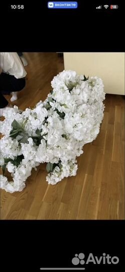 Искусственные цветы для декора свадьбы