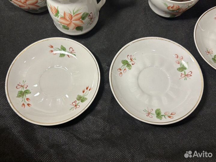 Чайный сервиз СССР Барановка ручная роспись