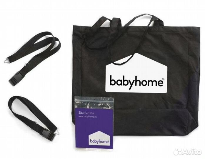 Защитный бортик для кровати BabyHome + сумка