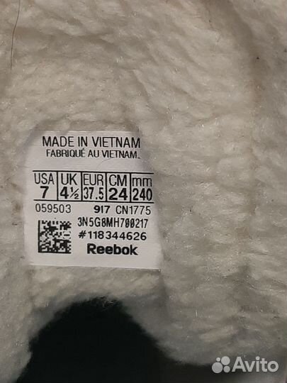 Ботинки reebok