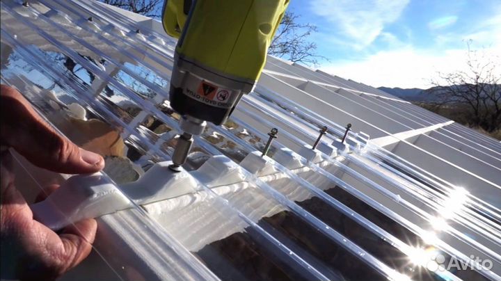 Прозрачный шифер для навеса