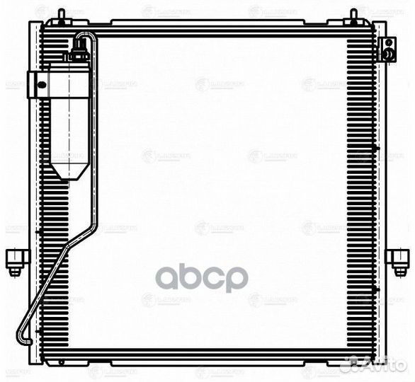 Радиатор кондиционера для а/м Mitsubishi Pajero