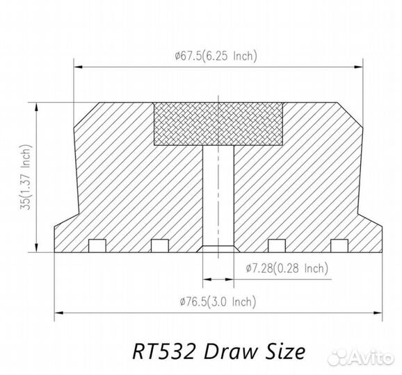 Клемп (прижим стабилизатор для винила )
