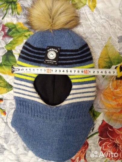 Шапка шлем зимний