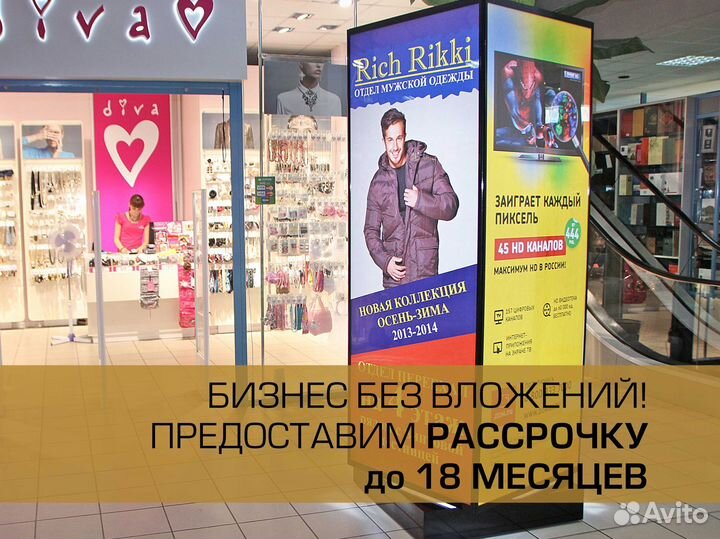 Готовый бизнес на indоor-пилларсах