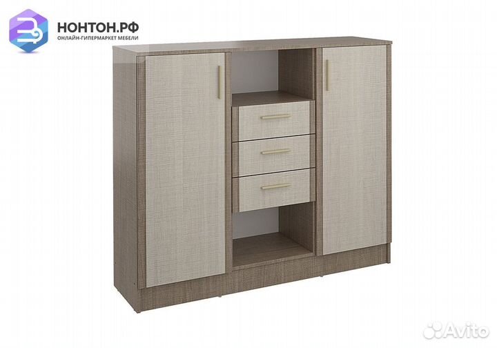 Комод Юта крослайн карамель / латте