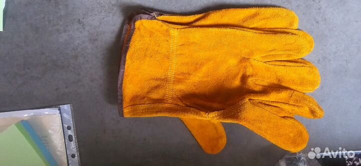 Перчатки рабочие спилковые, размер 10,5