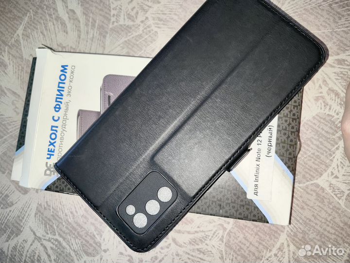 Чехол infinix note 12 Pro (4G) /12 чёрный