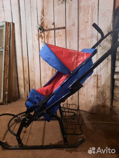 Детские санки коляска бу
