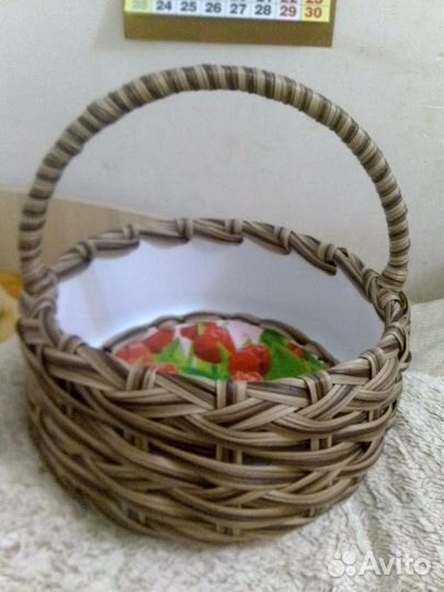 Корзина плетеная