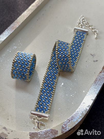 Браслет из бисера, украшения из японского бисера