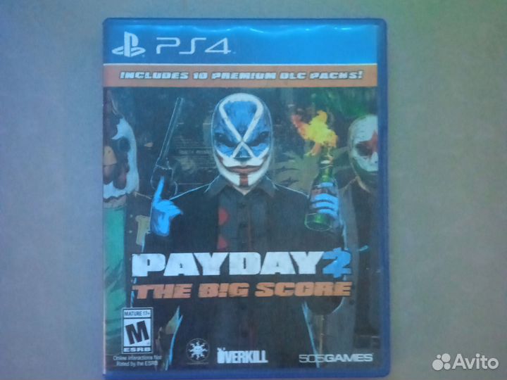 Payday 2 THE BIG score диск на ps4