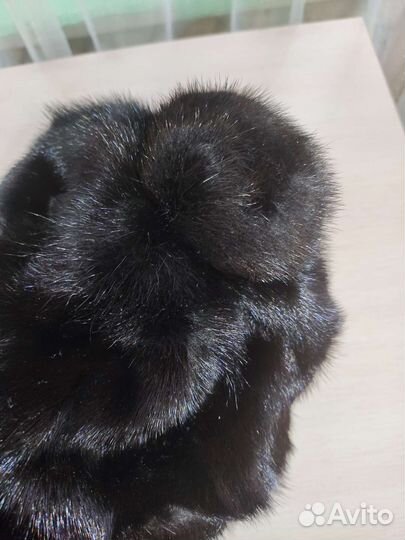 Шапка из норки, новая