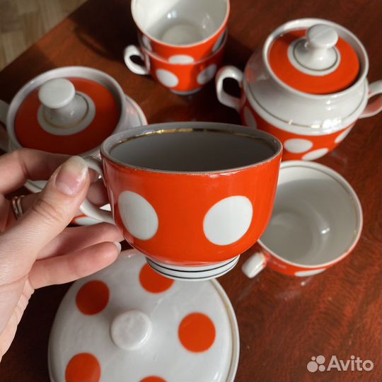 Чайный сервиз СССР фарфор