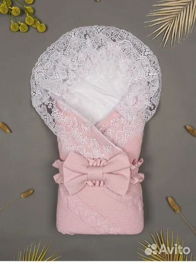 Конверт на выписку для девочки весна/осень