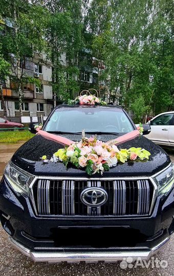 Свадебные украшения на машину аренда