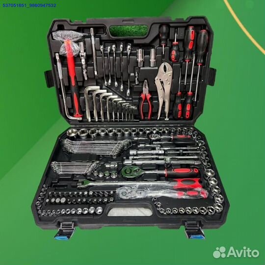 Набор инструментов 150 предмет с молотком