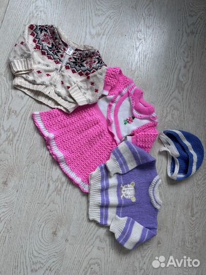 Вязанные детские вещи 3-12 месяцев