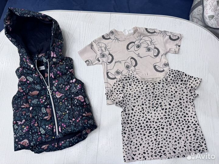 Пакет вещей на девочку размер 86-92