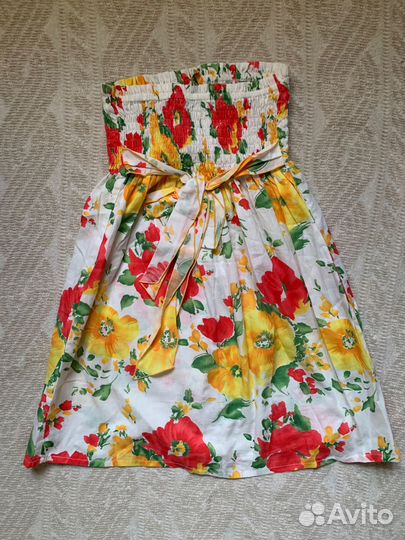 Сарафан с цветами s