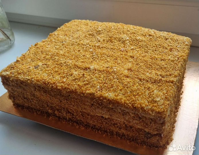 Домашний торт медовик
