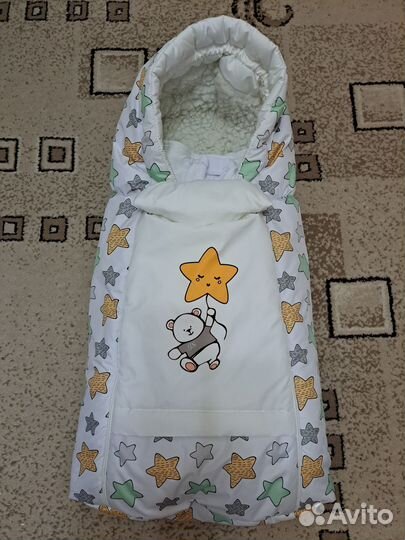 Конверт на выписку зимний бу