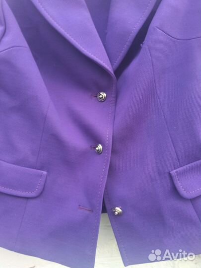 Жакет фиолетовый 70-е
