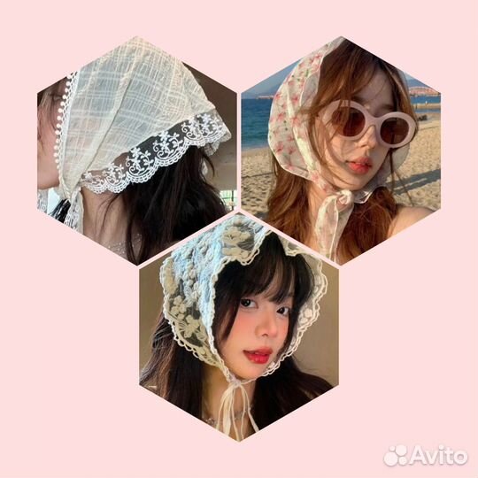 Платок на голову и шею