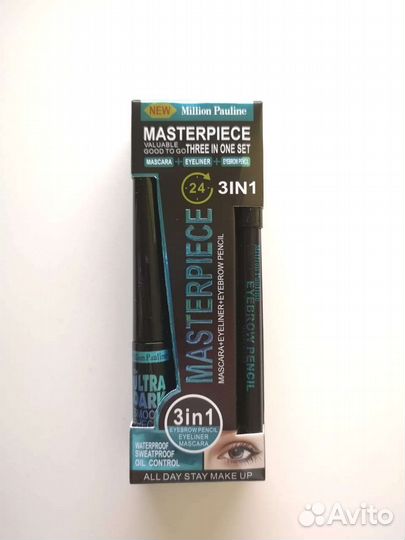 Тушь, подводка, карандаш - набор 3в1