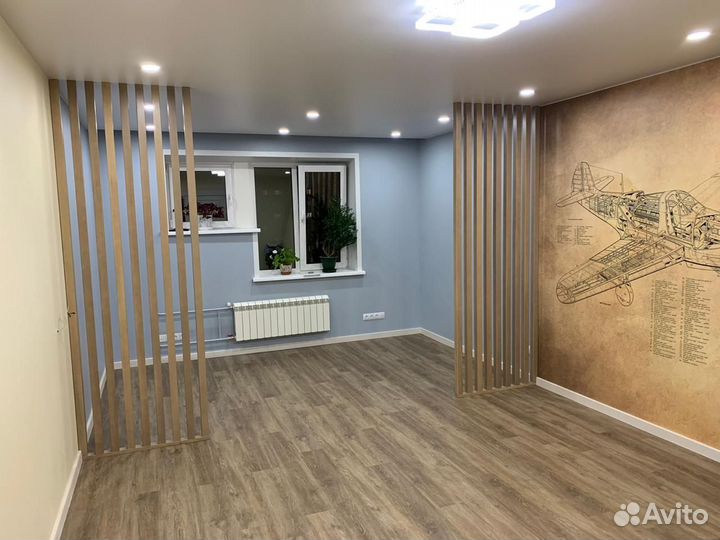 Декоративные рейки и перегородки из дерева