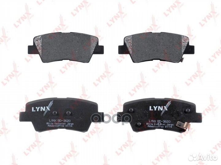 Колодки торм.задн.hyundai solaris 1.4-1.6 10