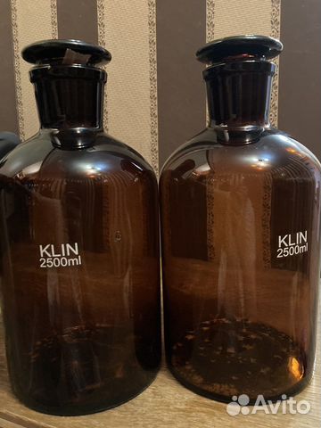 Склянки новые, 2,5 л