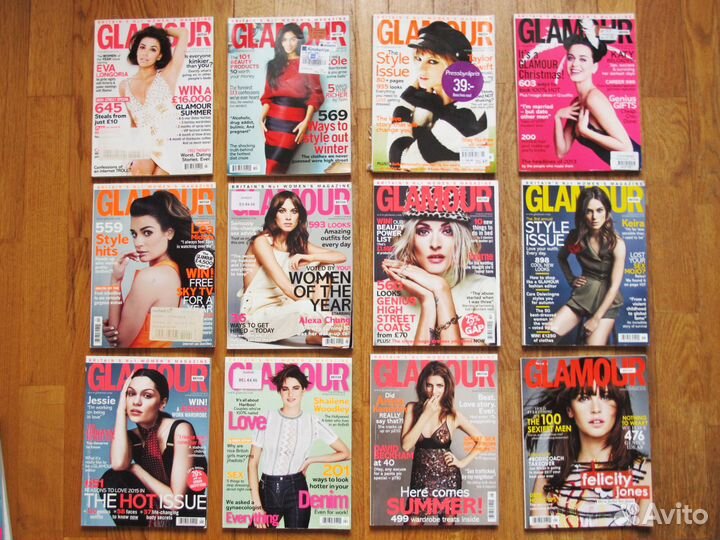 Журналы glamour, cosmo и др. на англ, франц