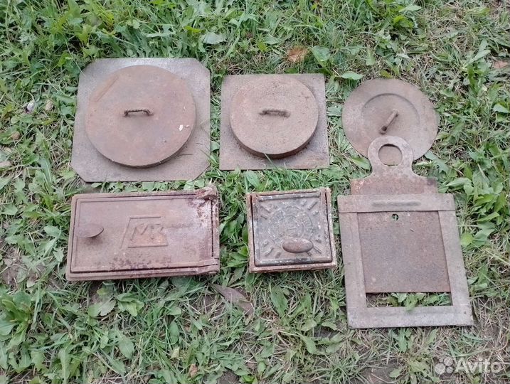 Старинные печные дверцы/заслонки/конфорки
