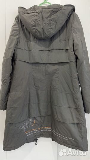 Пальто женское демисезонное с капюшоном 48 50