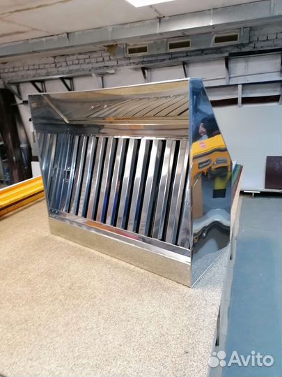 Зонт вытяжной пристенный 900х750х400