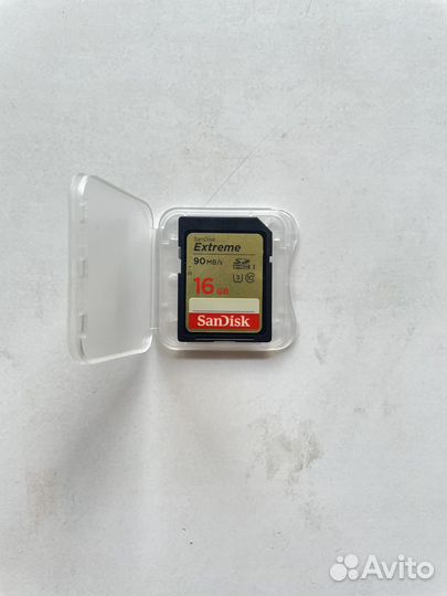 Карта памяти SanDisk Extreme sdhc 16GB