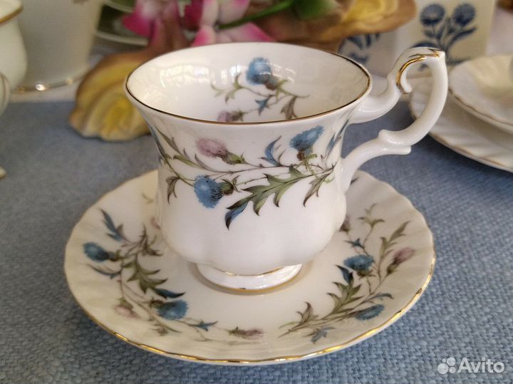 Винтаж, кофейная пара Royal Albert Brigadoon