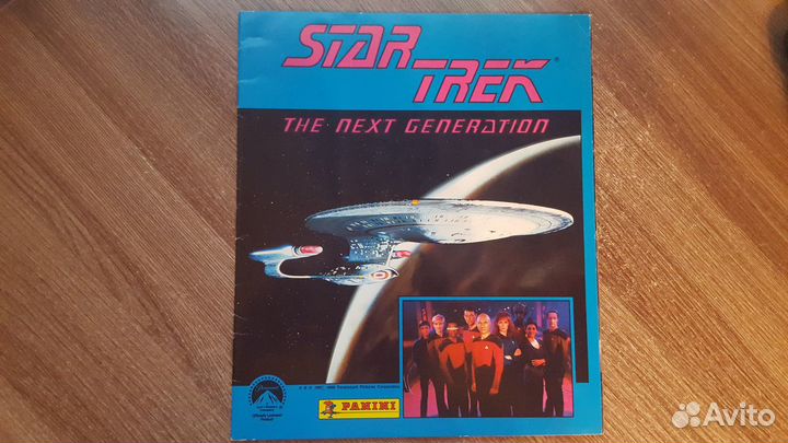 Пустой альбом для наклеек panini Звездный Путь