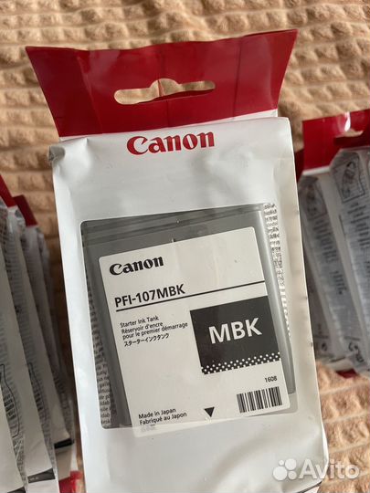 Картриджи оригинальные для плоттера Canon PFI-107