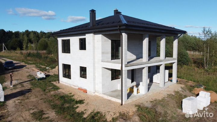 Строительство домов из газобетона под ключ