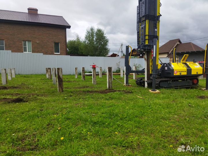 Забивные жб сваи под ключ, фундамент
