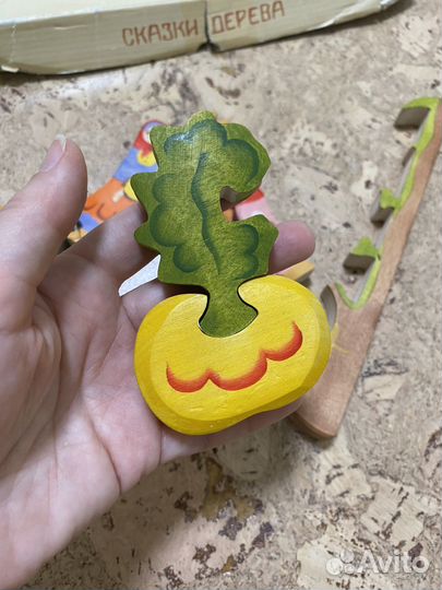 Деревянный пазл Сказки дерева Репка