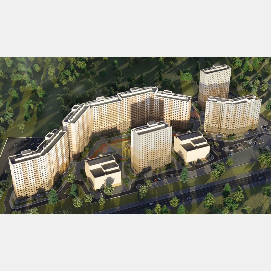 2-к. квартира, 52,7 м², 2/17 эт.