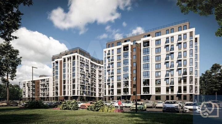 3-к. квартира, 97,8 м², 6/9 эт.