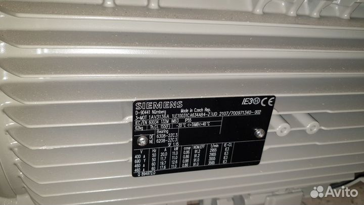 Электродвигатель siemens 11 кВт