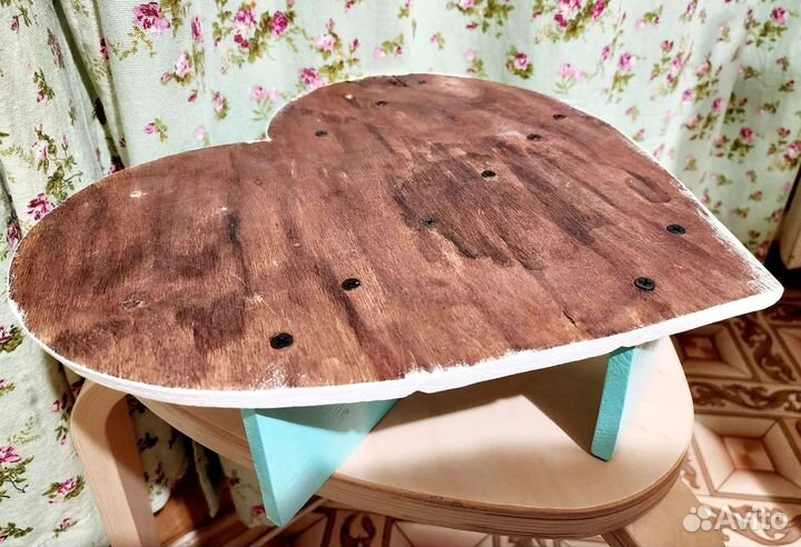 Полка сердце шебби шик